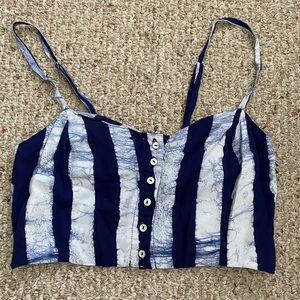 Batik print tank top